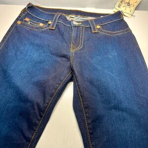 True Religion Curvy Skinny Lonestar color 2003 28-29 NWT